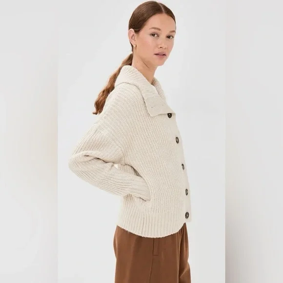 Varley  Roscoe Knit Sweater Jacket Size S - Picture 4 of 7